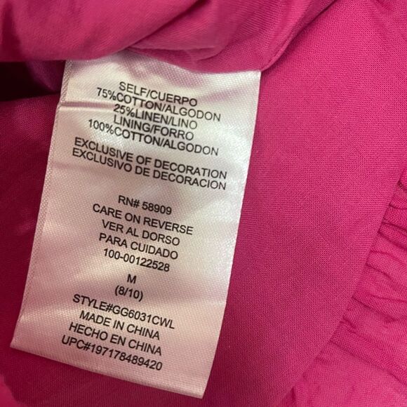 gb girls 2 piece hot pink ruffle set size L 12/14 new with tags - Picture 9 of 9